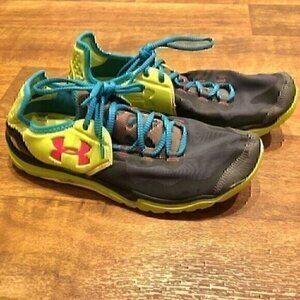 UNDER ARMOUR Womens RC 2' Running Shoe 1235697-317 Gray Green Colorblock 11